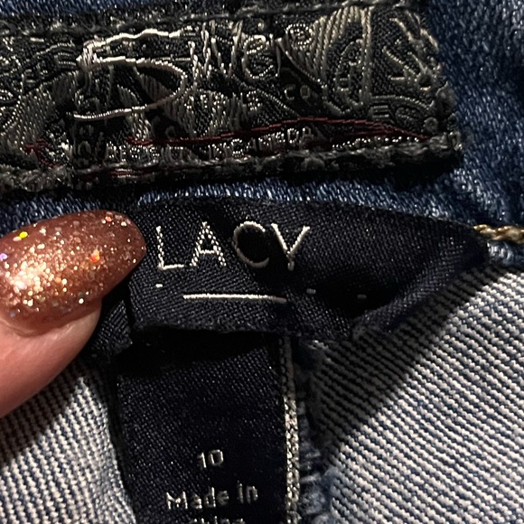 Silver Girls Sz 10 Denim Shorts - Picture 4 of 4